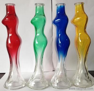 玻璃酒瓶,彩色酒瓶,白酒瓶,高白玻璃瓶,晶白玻璃瓶,噴涂玻璃 - 鄆城縣金鵬包裝業務部-